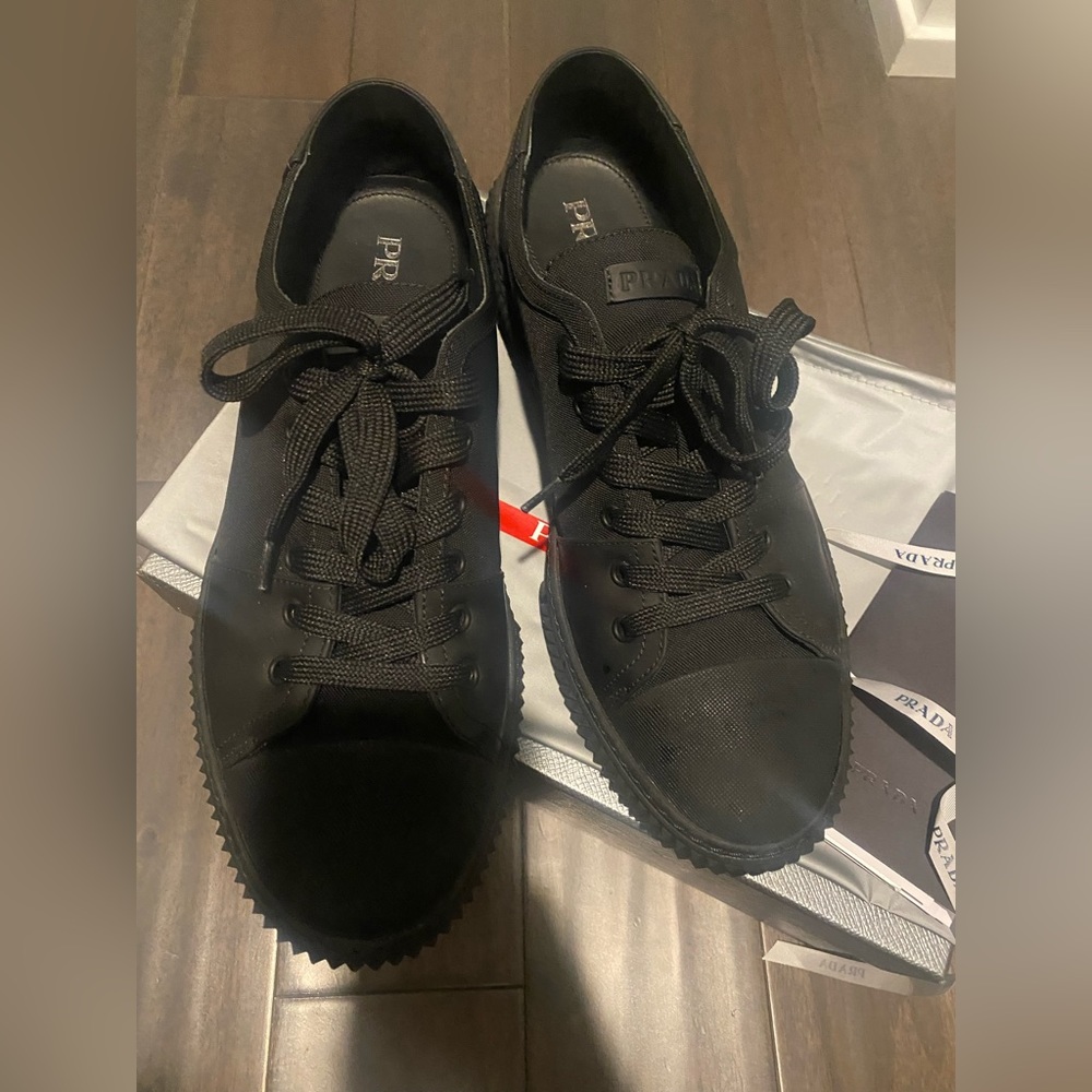 Mens Prada Sneakers! Worn once! Size didnt fit!